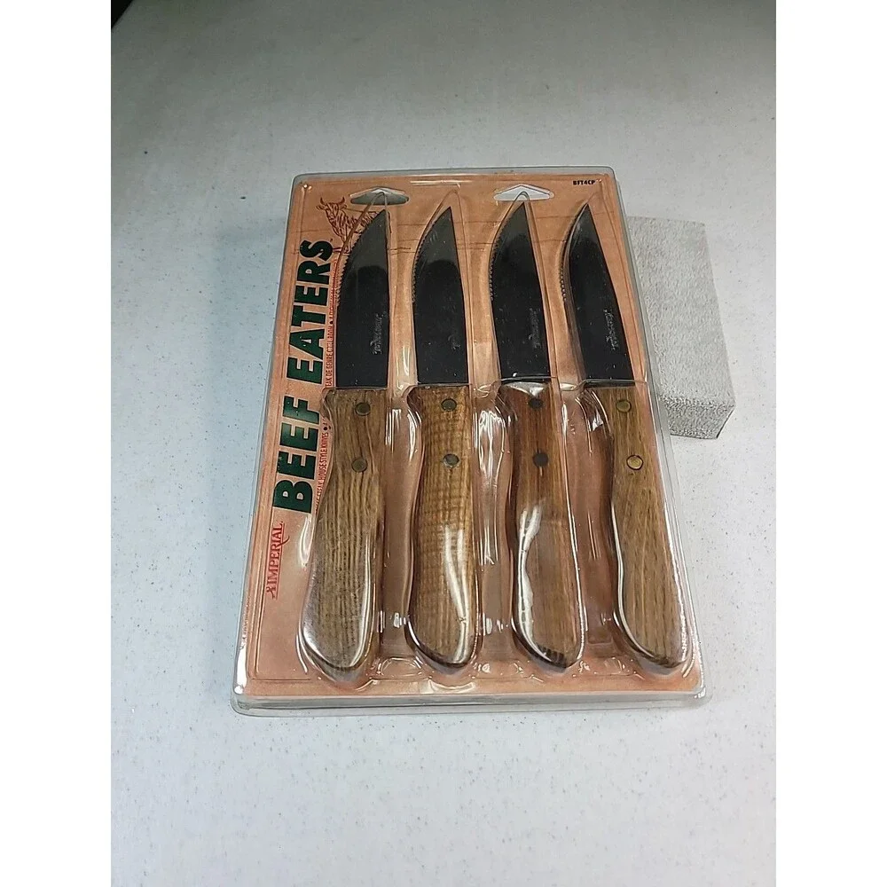 New 4 Pcs Imperial Beef Eaters Serrated Steak Knife 10